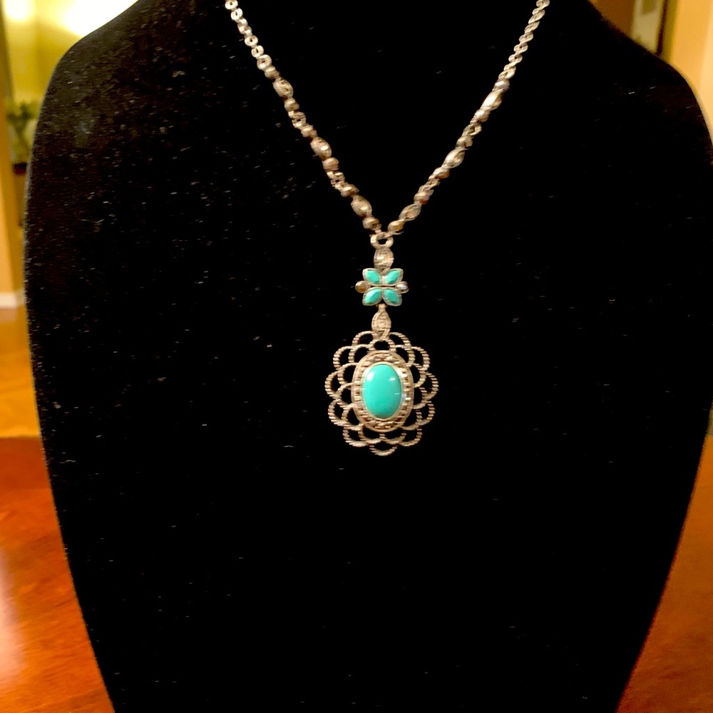 1920’s  marcasite statement necklace
